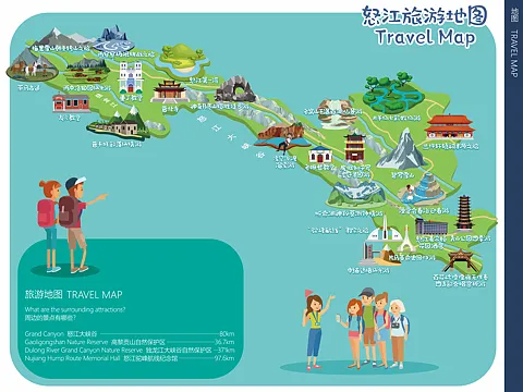 自流井智慧导览系统下的手绘地图个性化推荐功能？